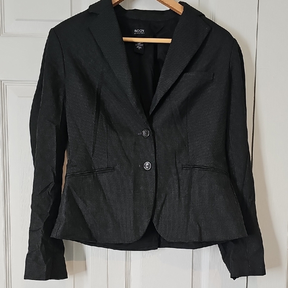 body by victoria Jackets & Blazers - Body by Victoria Charcoal Gray Fitted Blazer – Size 10